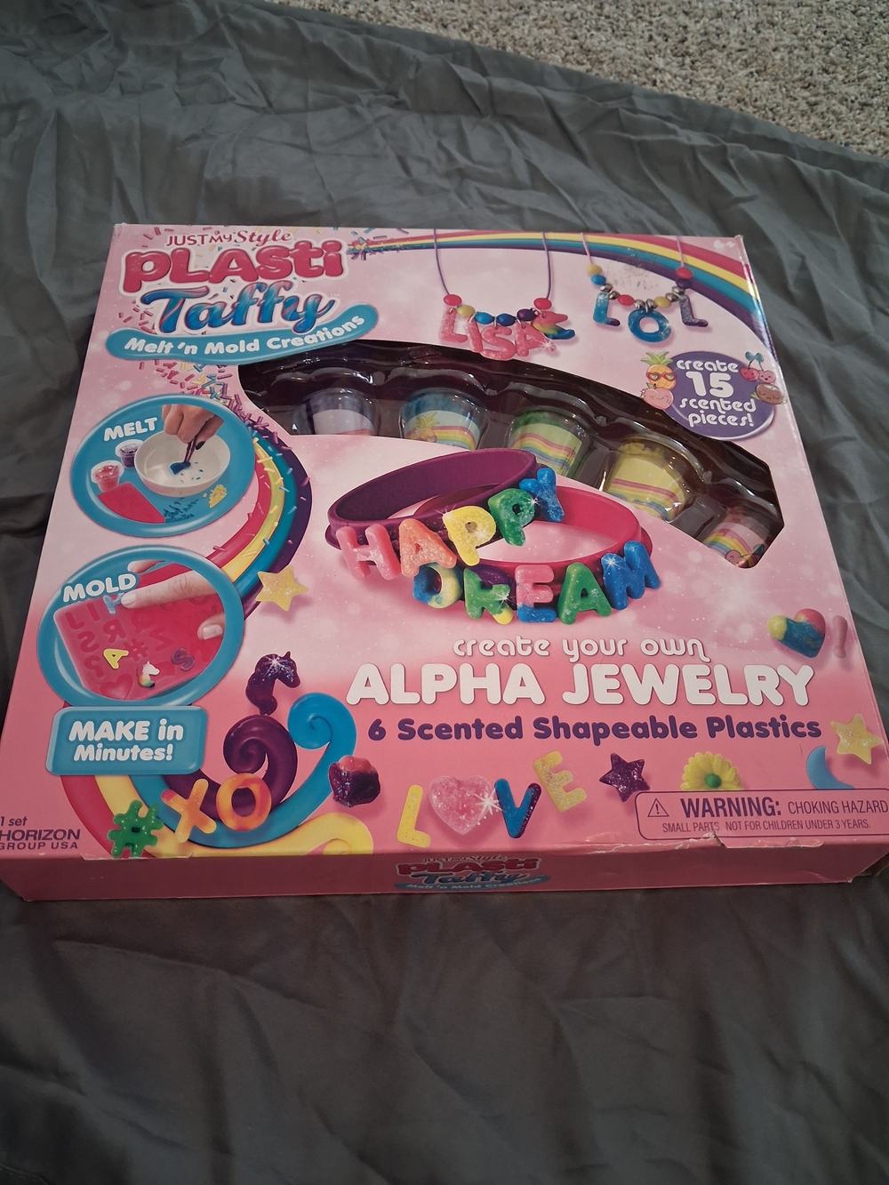 Alpha Jewelry Kit - Pink Scented Shapeable Beads